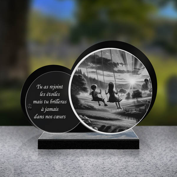 plaque funéraire enfants