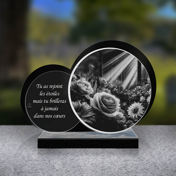 plaque funéraire feuille judaisme