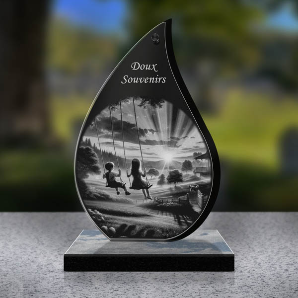 plaque funéraire enfants